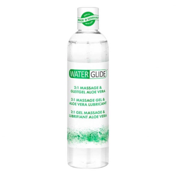 Waterglide 2v1 - lubrikant in masažni gel na vodni osnovi - aloe vera (300ml) 