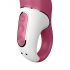 Satisfyer Petting Hippo - akumulatorski, vodoodporen vibrator (magenta)