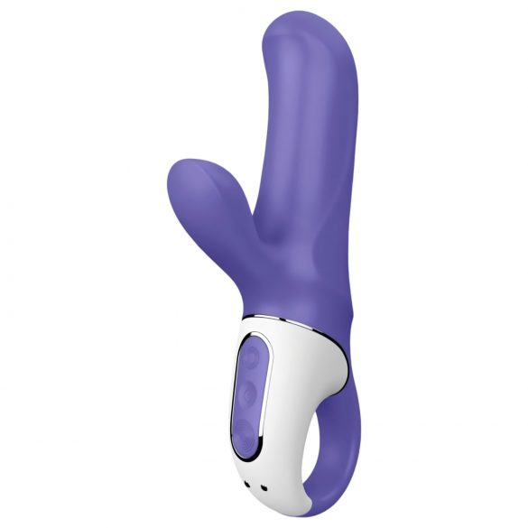 Satisfyer Magic Bunny - vodoodporen, polnilni vibrator z ročajem za klitoris (moder)