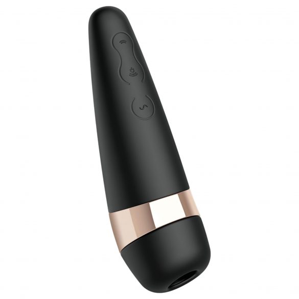 Satisfyer Pro 3+ - vodoodporen klitorisni vibrator na baterije (črn) 