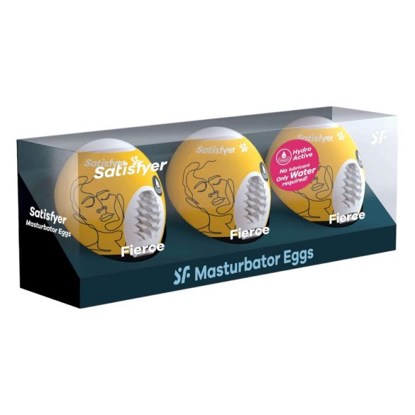 Satisfyer Egg Fierce - set jajčk za masturbacijo (3 kosi) 