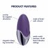 Satisfyer Purple Pleasure - Brezžični vibrator za klitoris (vijolična) 