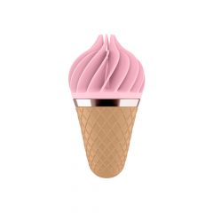   Satisfyer Sweet Treat - brezžični rotacijski klitorisni vibrator (roza-rjava)