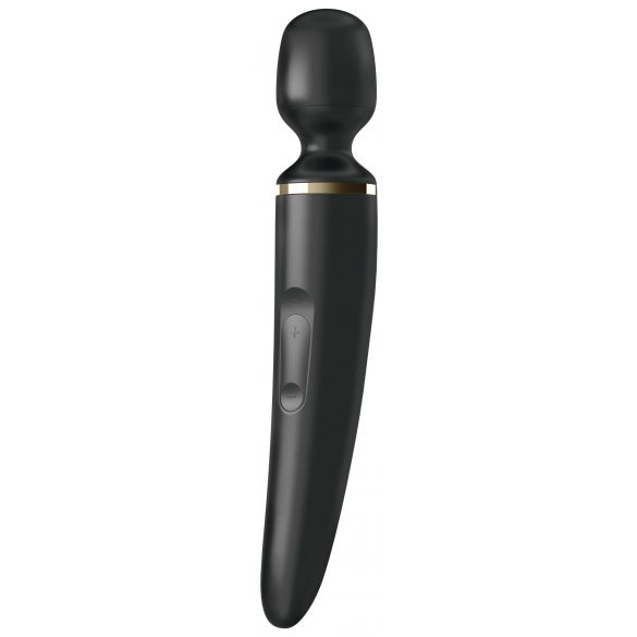 Satisfyer Wand-er Woman - vodoodporni masažni vibrator z možnostjo polnjenja (črn) 