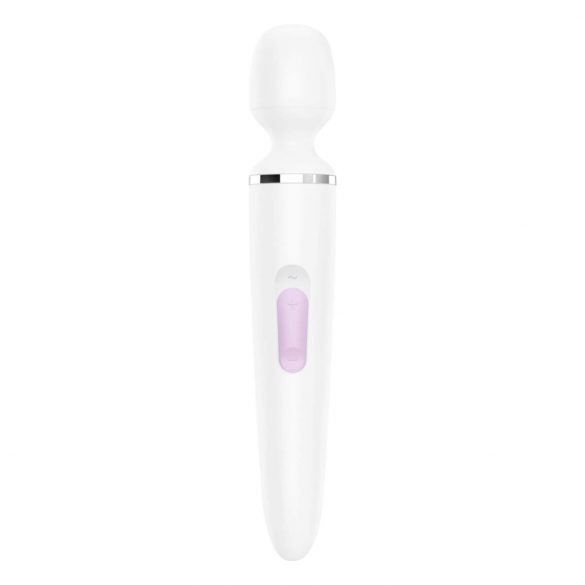 Satisfyer Wand-er Woman - Vodoodporni masažni vibrator z možnostjo polnjenja (bel) 