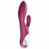 Satisfyer Heated Affair - vibrator s čepastimi ročicami, ki ga je mogoče ponovno napolniti, ogrevan (rdeč) 