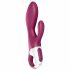 Satisfyer Heated Affair - vibrator s čepastimi ročicami, ki ga je mogoče ponovno napolniti, ogrevan (rdeč) 