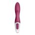 Satisfyer Heated Affair - vibrator s čepastimi ročicami, ki ga je mogoče ponovno napolniti, ogrevan (rdeč) 