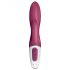 Satisfyer Heated Affair - grelni vibrator z nastavkom za klitoris (rdeč)