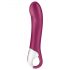 Satisfyer Big Heat - akumulatorski, grelni vibrator za točko G (rdeč)