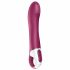 Satisfyer Big Heat - vibrator za G-točko z možnostjo polnjenja (rdeč) 