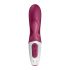 Satisfyer Hot Bunny - Pametni vibrator za segrevanje rok (rdeč) 