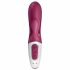 Satisfyer Hot Bunny - Pametni vibrator za segrevanje rok (rdeč) 