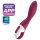 Satisfyer Heated Thrill - pametni ogrevani vibrator za polnjenje (rdeča) 