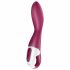 Satisfyer Heated Thrill - pametni ogrevani vibrator za polnjenje (rdeča) 