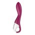 Satisfyer Heated Thrill - pametni ogrevani vibrator za polnjenje (rdeča) 