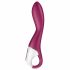 Satisfyer Heated Thrill - pametni ogrevani vibrator za polnjenje (rdeča) 