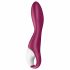 Satisfyer Heated Thrill - pametni ogrevani vibrator za polnjenje (rdeča) 