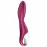 Satisfyer Heated Thrill - pametni ogrevani vibrator za polnjenje (rdeča) 