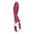 Satisfyer Heated Thrill - pametni ogrevani vibrator za polnjenje (rdeča) 