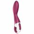 Satisfyer Heated Thrill - pametni ogrevani vibrator za polnjenje (rdeča) 