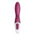 Satisfyer Heated Thrill - pametni ogrevani vibrator za polnjenje (rdeča) 