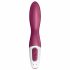 Satisfyer Heated Thrill - pametni ogrevani vibrator za polnjenje (rdeča) 