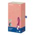 Satisfyer Heated Thrill - pametni ogrevani vibrator za polnjenje (rdeča) 