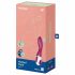 Satisfyer Heated Thrill - pametni ogrevani vibrator za polnjenje (rdeča) 