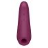 Satisfyer Curvy 1+ - pametni, vodoodporni klitorisni vibrator z možnostjo polnjenja (roza rdeča) 