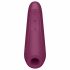 Satisfyer Curvy 1+ - pametni, vodoodporni klitorisni vibrator z možnostjo polnjenja (roza rdeča) 