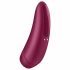 Satisfyer Curvy 1+ - pametni, vodoodporni klitorisni vibrator z možnostjo polnjenja (roza rdeča) 