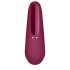 Satisfyer Curvy 1+ - pametni, vodoodporni klitorisni vibrator z možnostjo polnjenja (roza rdeča) 