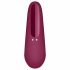 Satisfyer Curvy 1+ - pametni, vodoodporni klitorisni vibrator z možnostjo polnjenja (roza rdeča) 