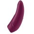 Satisfyer Curvy 1+ - pametni, vodoodporni klitorisni vibrator z možnostjo polnjenja (roza rdeča) 