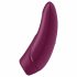 Satisfyer Curvy 1+ - pametni, vodoodporni klitorisni vibrator z možnostjo polnjenja (roza rdeča) 