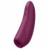 Satisfyer Curvy 1+ - pametni, vodoodporni klitorisni vibrator z možnostjo polnjenja (roza rdeča) 