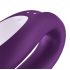 Satisfyer Double Joy - pametni vodoodporni vibrator za polnjenje (vijolična)