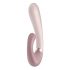 Satisfyer Heat Wave - pametni, grelni vibrator z vzvodom (bež) 