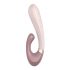 Satisfyer Heat Wave - pametni, grelni vibrator z vzvodom (bež) 