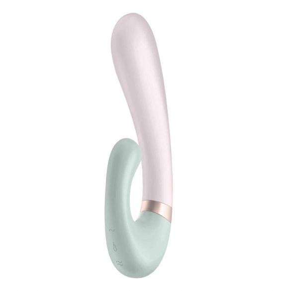 Satisfyer Heat Wave - pametni, grelni vibrator z vzvodom (meta) 