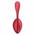 Satisfyer Shiny Petal - radijsko vibracijsko jajce (rdeče)