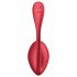 Satisfyer Shiny Petal - radijsko vibracijsko jajce (rdeče)