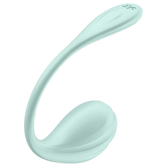 Satisfyer Smooth Petal - pametno vibracijsko jajce (zeleno) 