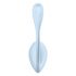 Satisfyer Smooth Petal - pametno vibracijsko jajce (modro) 