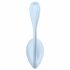 Satisfyer Smooth Petal - pametno vibracijsko jajce (modro) 