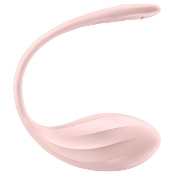 Satisfyer Ribbed Petal - radijsko vibracijsko jajce (roza)