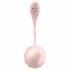 Satisfyer Ribbed Petal - radijsko vibracijsko jajce (roza)