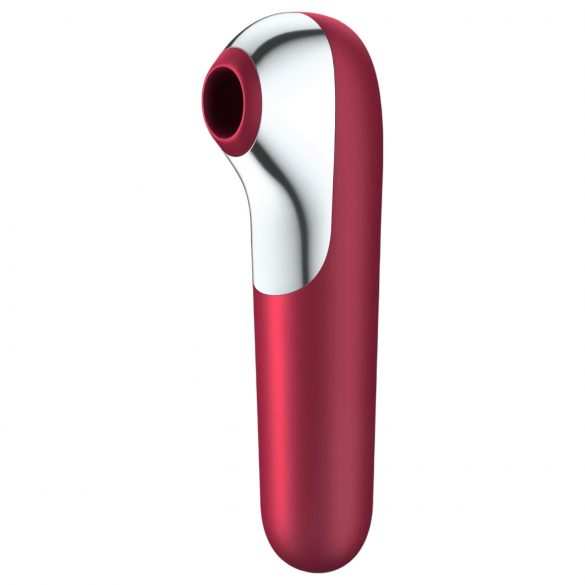 Satisfyer Dual Love - pametni vaginalni in klitoralni vibrator (rdeč)