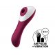 Satisfyer Dual Crush - vaginalni in klitorisni vibrator za ponovno polnjenje (rdeč) 